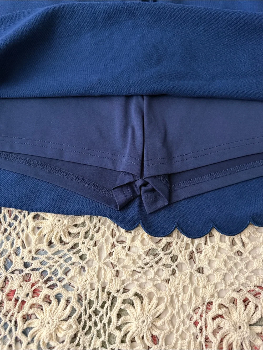 SSYS Sleeveless Scallop Skort Set